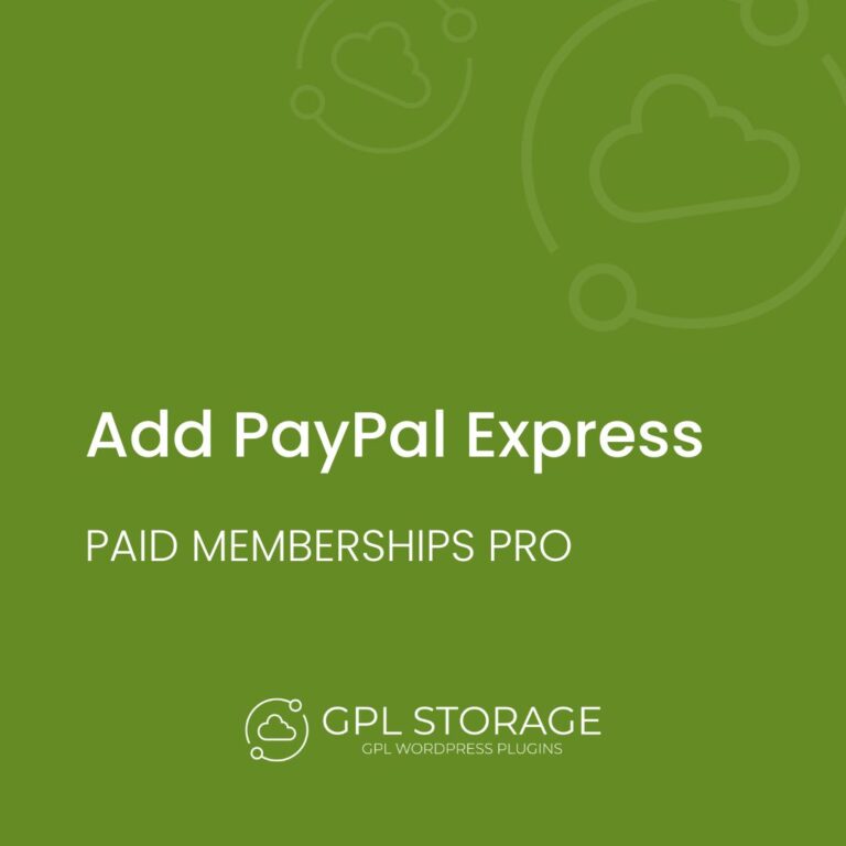 Paid Memberships Pro – Add PayPal Express