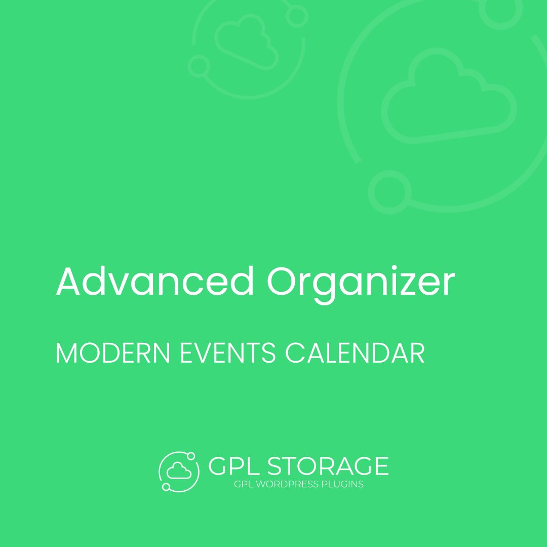 Advanced Organizer-MODERN EVENTS CALENDAR GPL Download