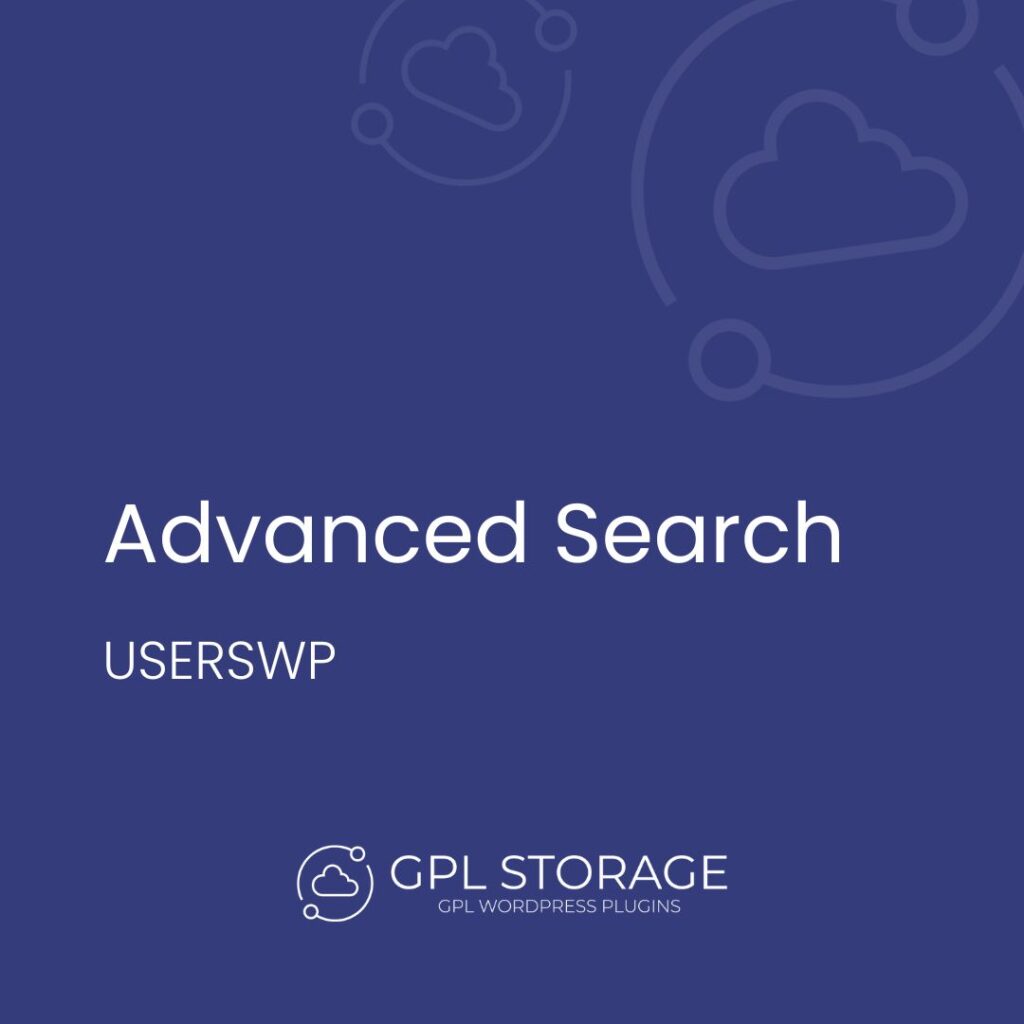 Advanced Search-USERSWP GPL Download