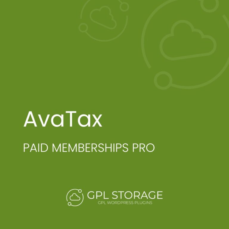 Paid Memberships Pro – AvaTax Add On