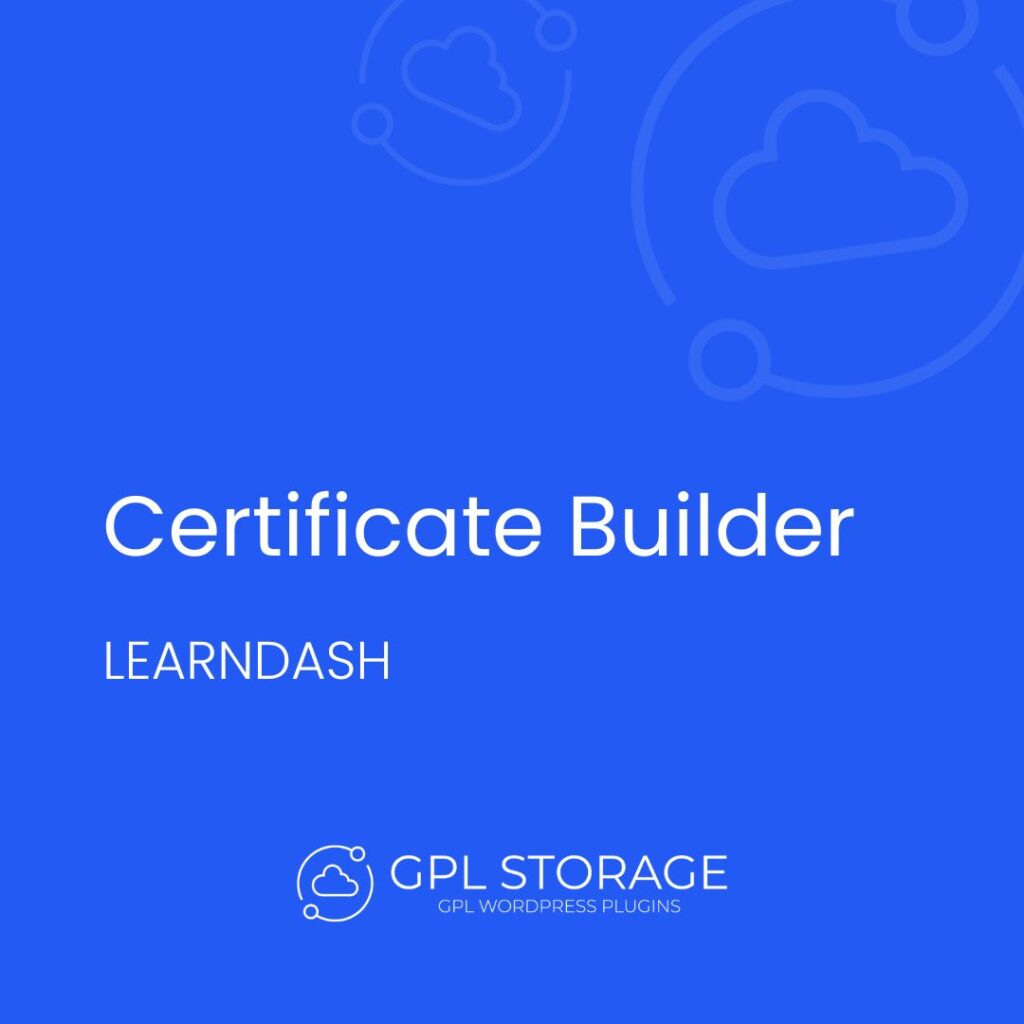 Certificate Builder-LEARNDASH GPL Download