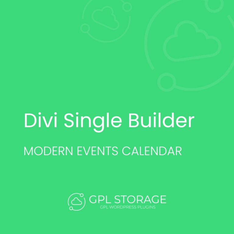 Divi Single Builder for MEC