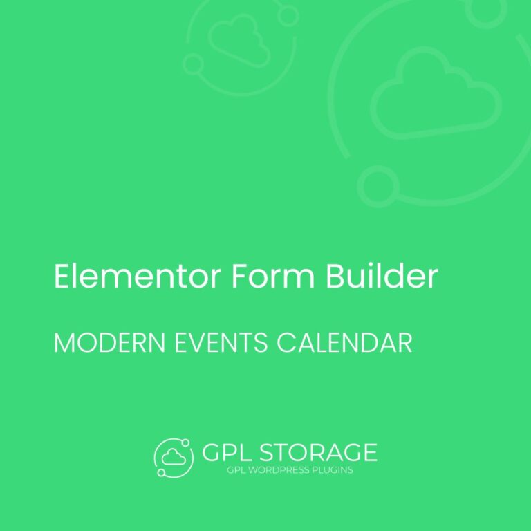 Elementor Form Builder for MEC