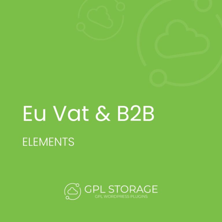 WooCommerce Eu Vat & B2B