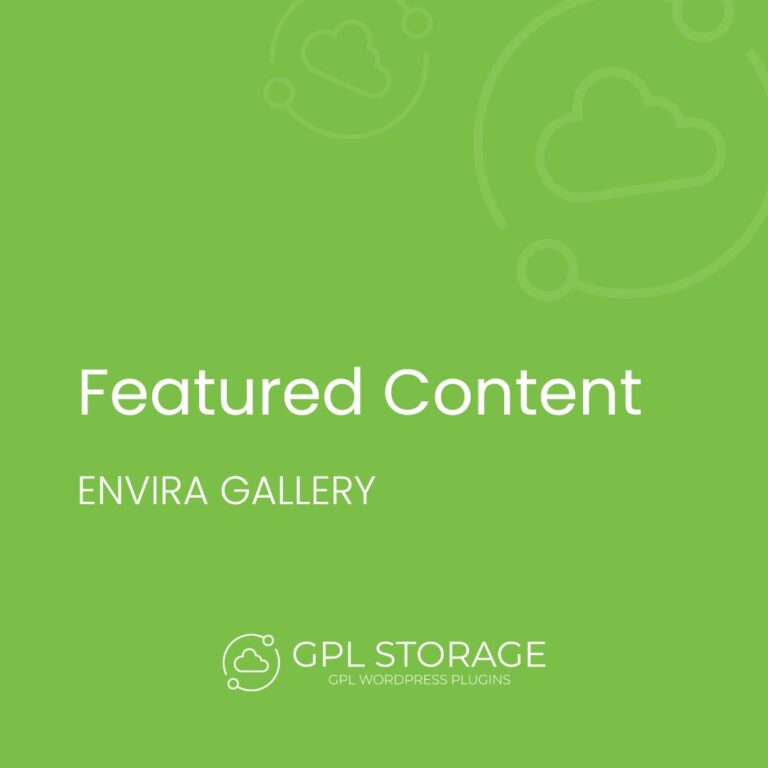 Envira Gallery - Featured Content Addon