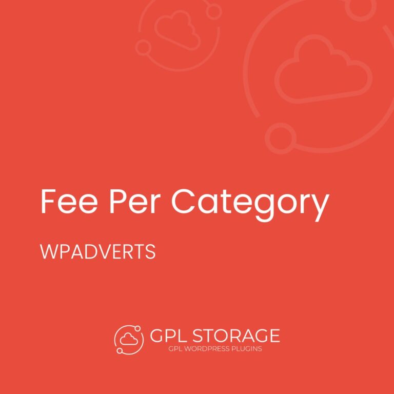 WP Adverts Fee Per Category