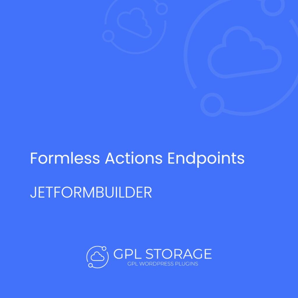 Formless Actions Endpoints-JETFORMBUILDER GPL Download