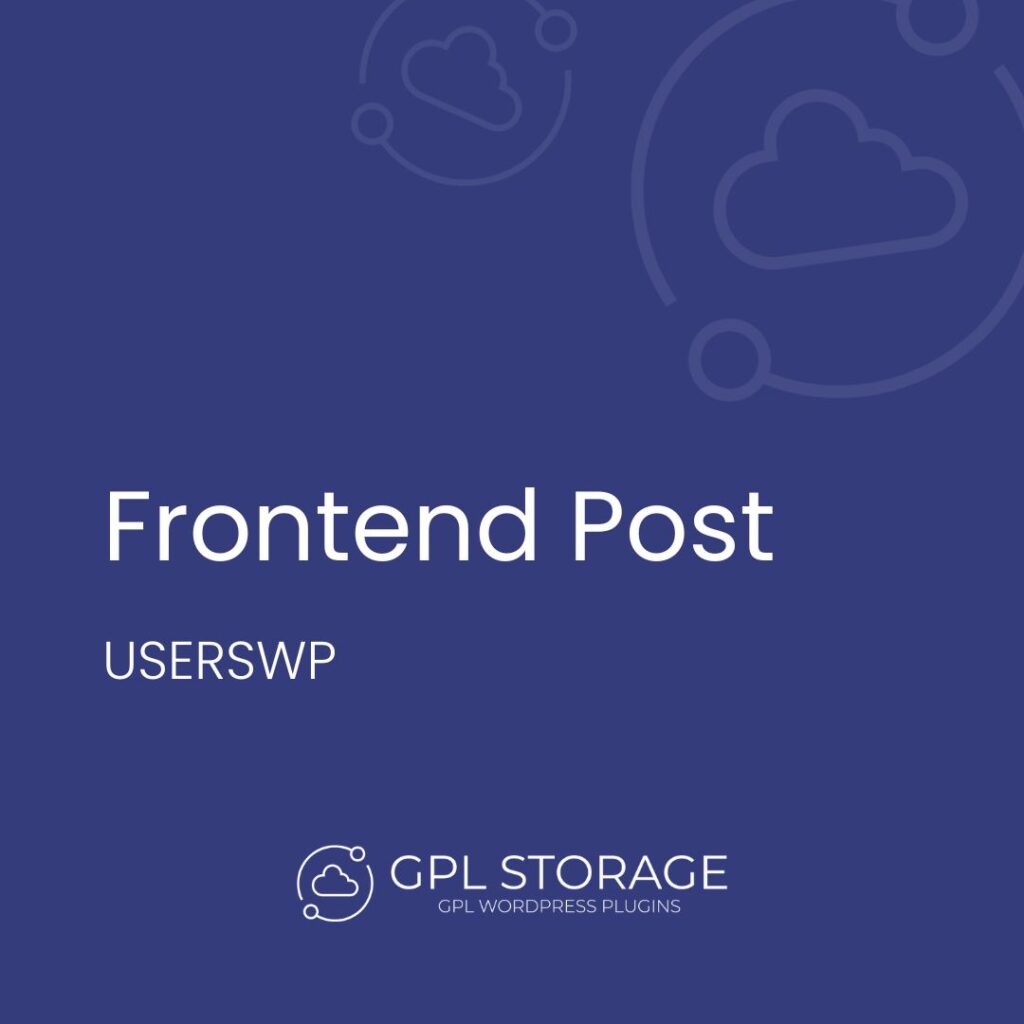 Frontend Post-USERSWP GPL Download