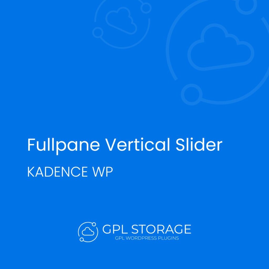 Fullpane Vertical Slider-KADENCE WP GPL Download