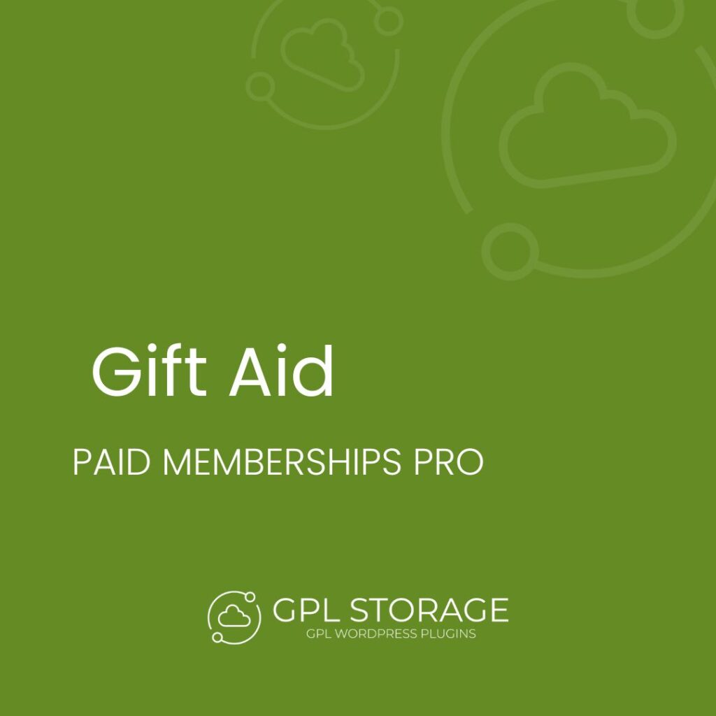 Gift Aid-PAID MEMBERSHIPS PRO GPL Download