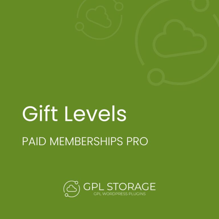 Paid Memberships Pro – Gift Levels Add On