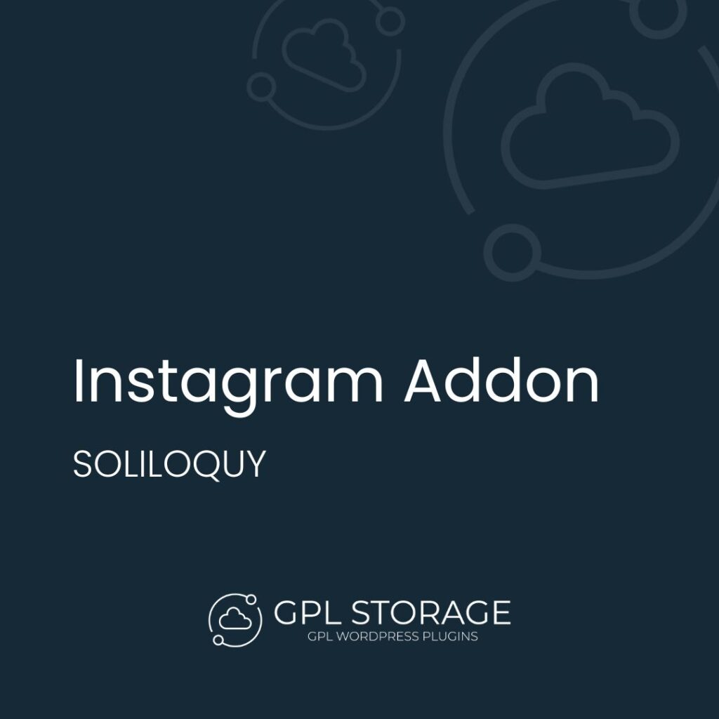 Instagram Addon-SOLILOQUY GPL Download