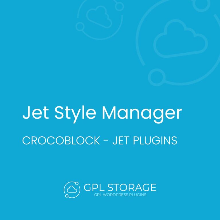 Jet Style Manager For Elementor