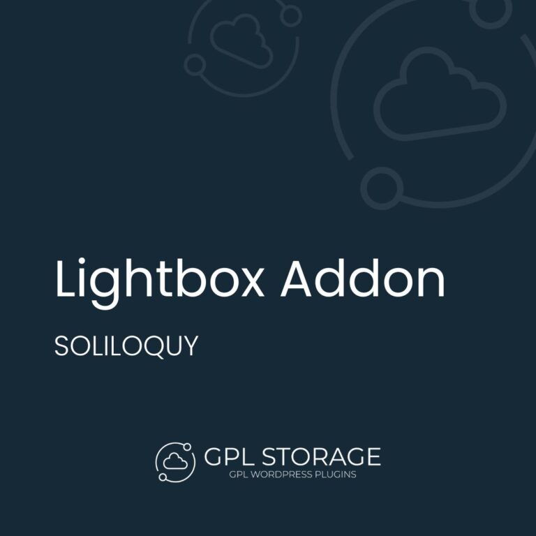 Soliloquy Lightbox Addon