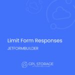 JetFormBuilder Limit Form Responses