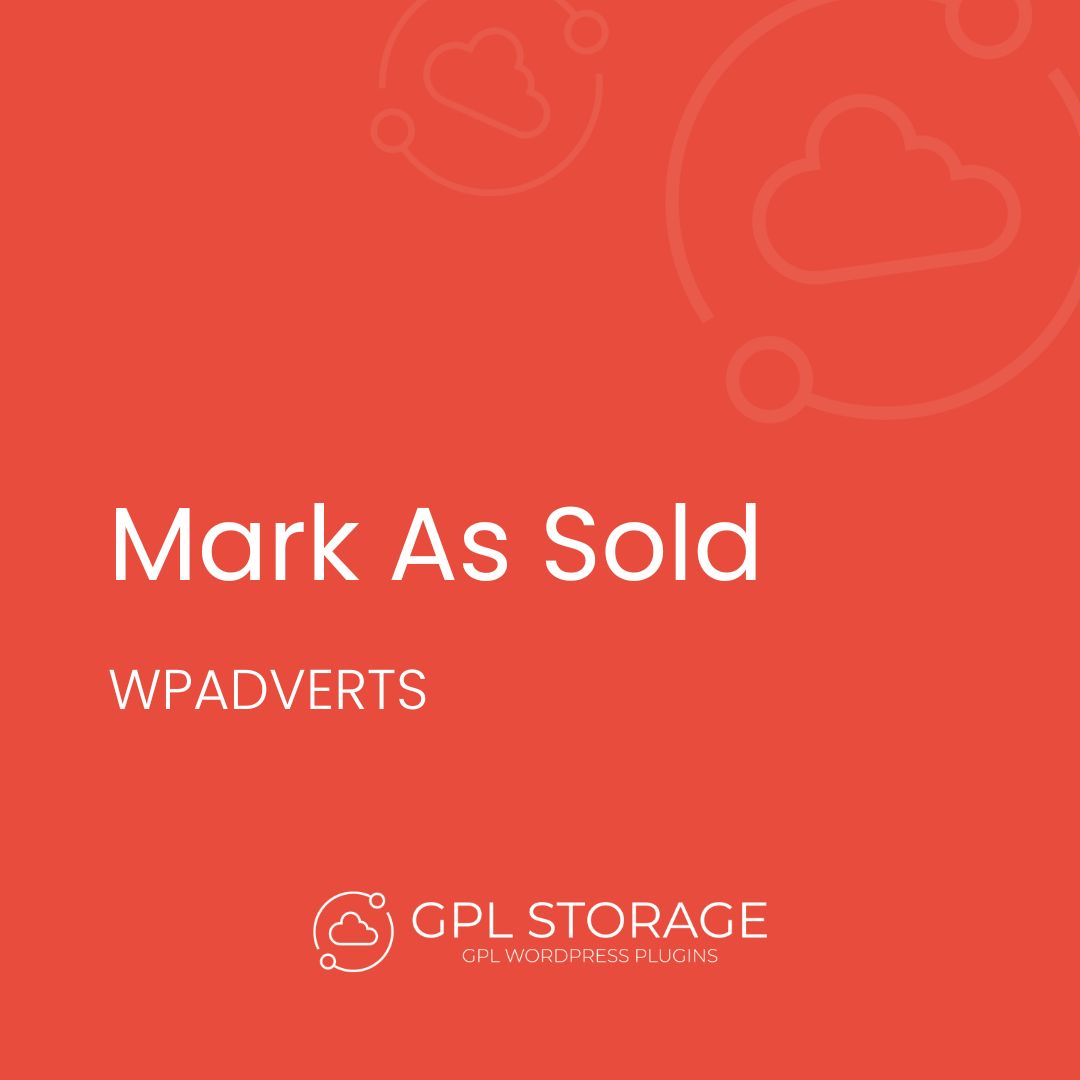 Marks As Sold- WPADVERTS GPL Download