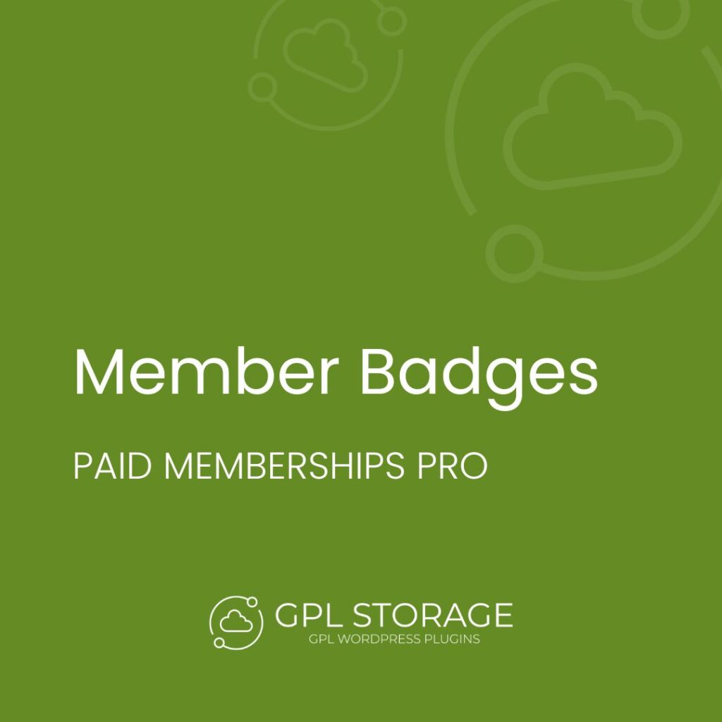 Member Badges-PAID MEMBERSHIPS PRO GPL Download