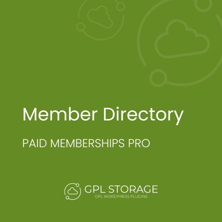 Paid Memberships Pro – Member Directory Add On