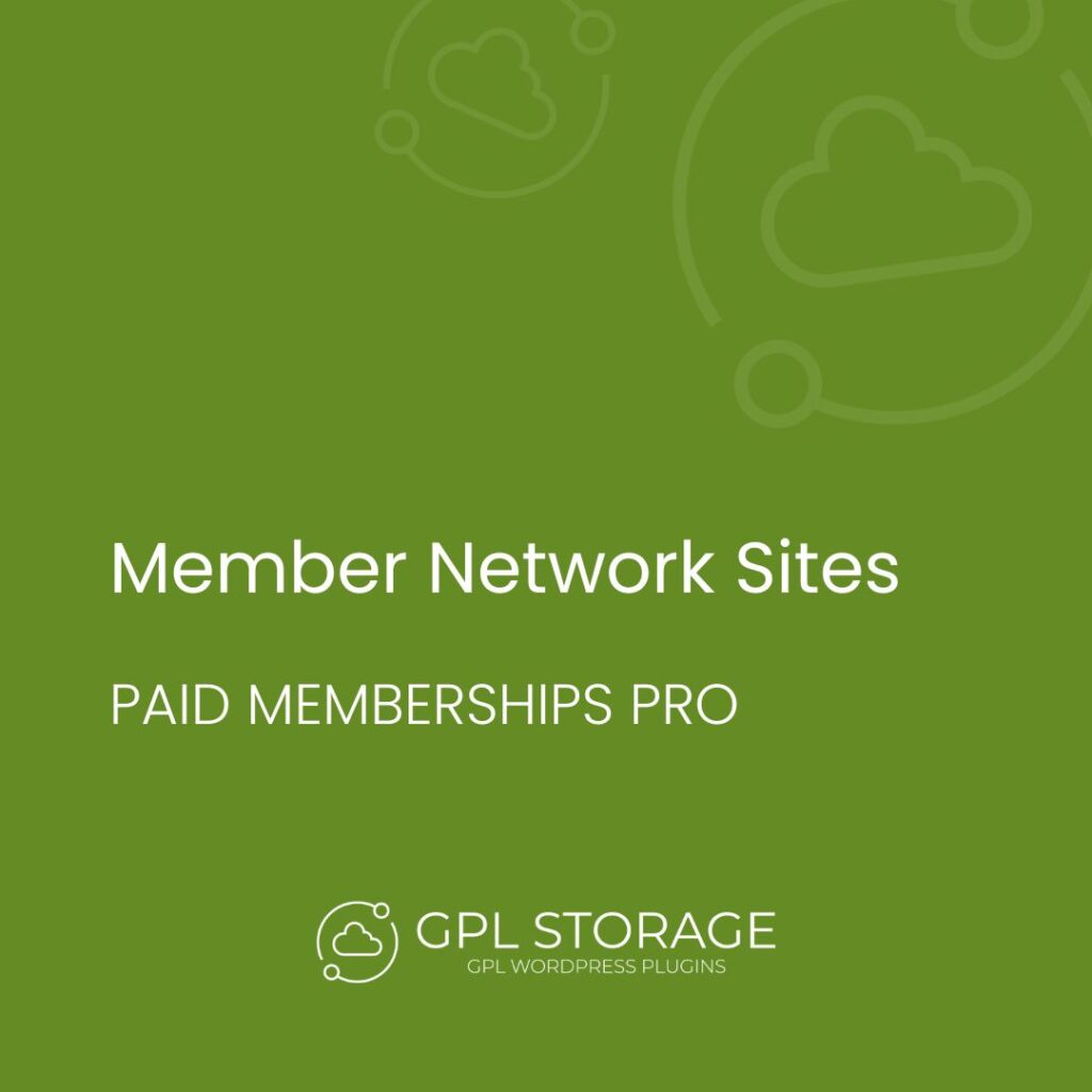 Member Network Sites-PAID MEMBERSHIPS PRO GPL Download