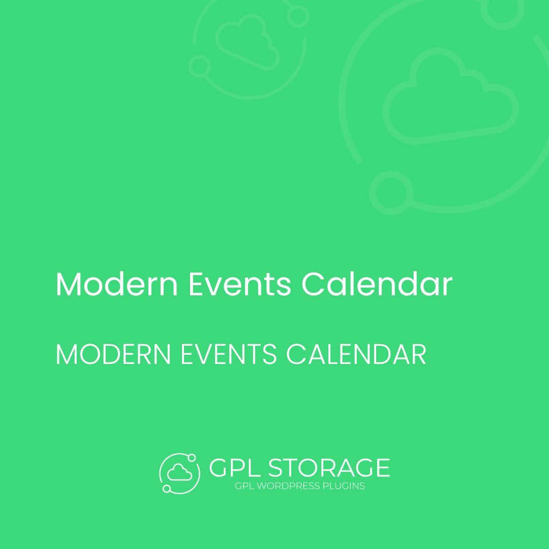 Modern Events Calendar-MODERN EVENTS CALENDAR GPL Download