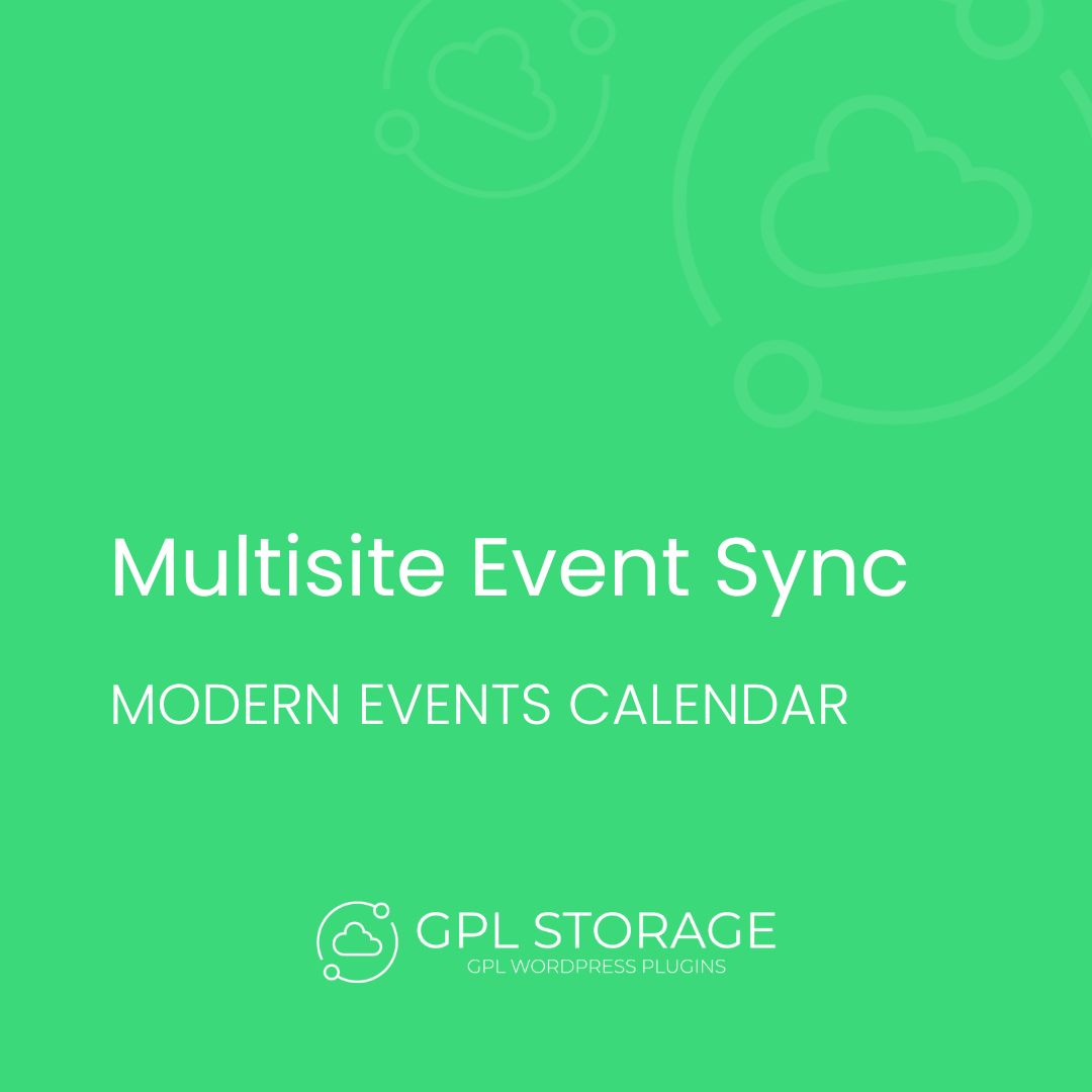 Multisite Event Sync-MODERN EVENTS CALENDAR GPL Download