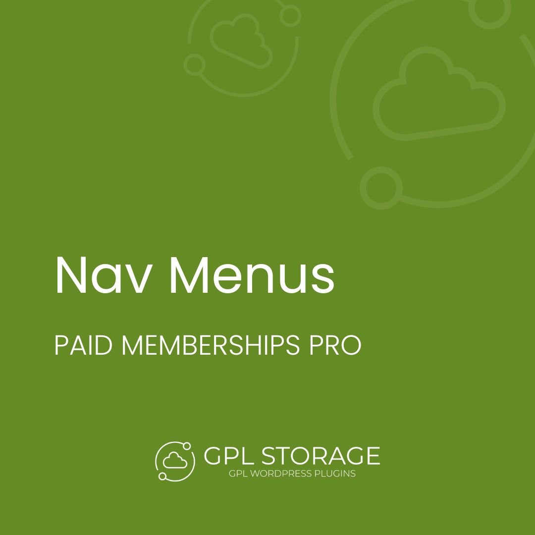 Nav Menus-PAID MEMBERSHIPS PRO GPL Download