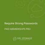 Paid Memberships Pro – Require Strong Passwords