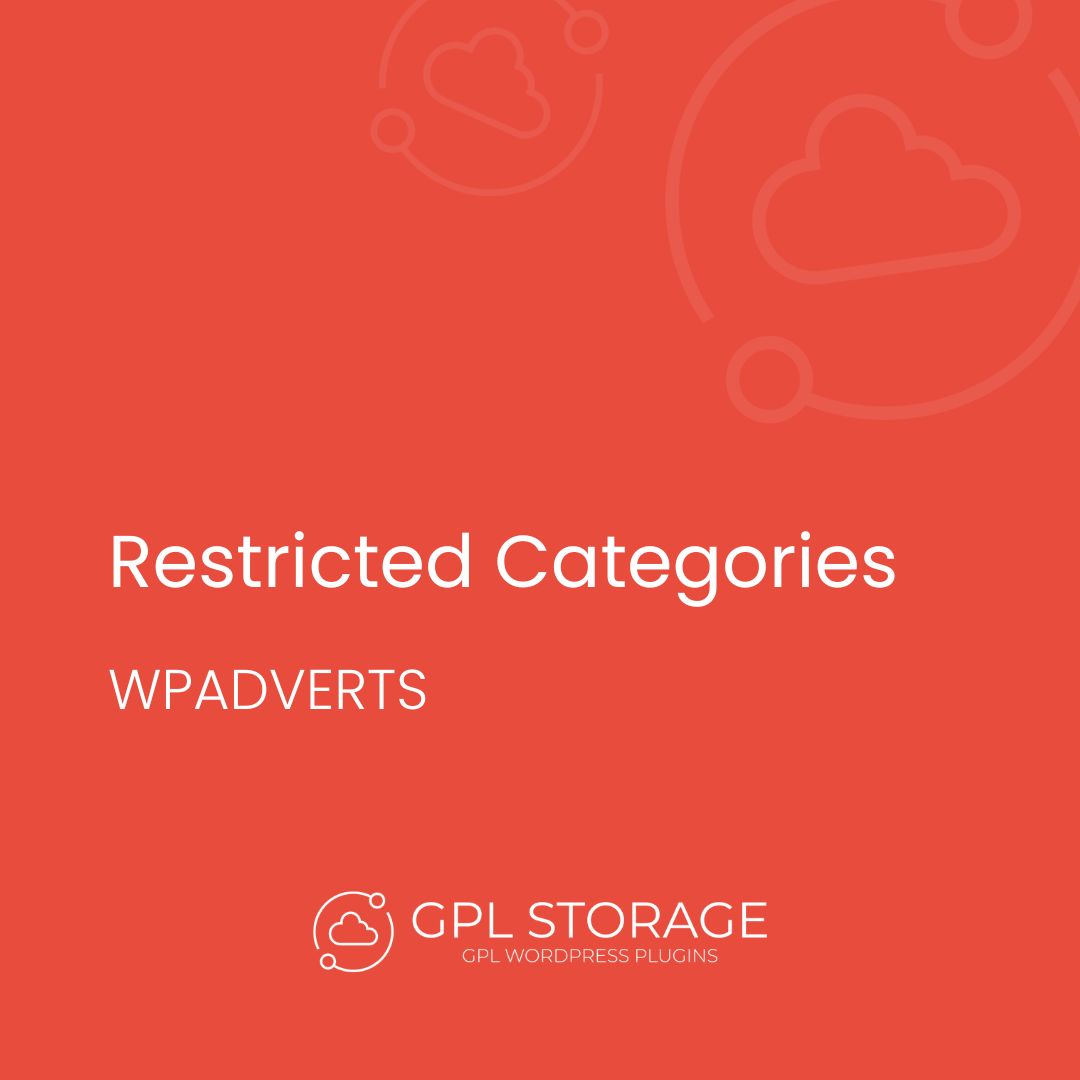 Restricted Categories- WPADVERTS GPL Download