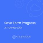 JetFormBuilder Save Form Progress