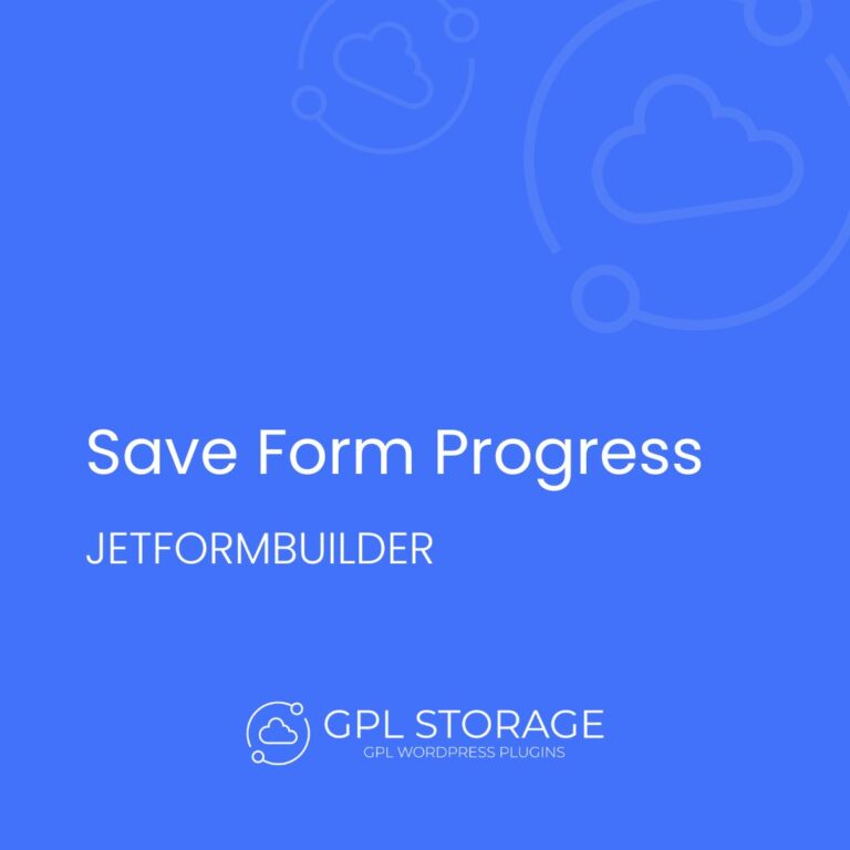 JetFormBuilder Save Form Progress