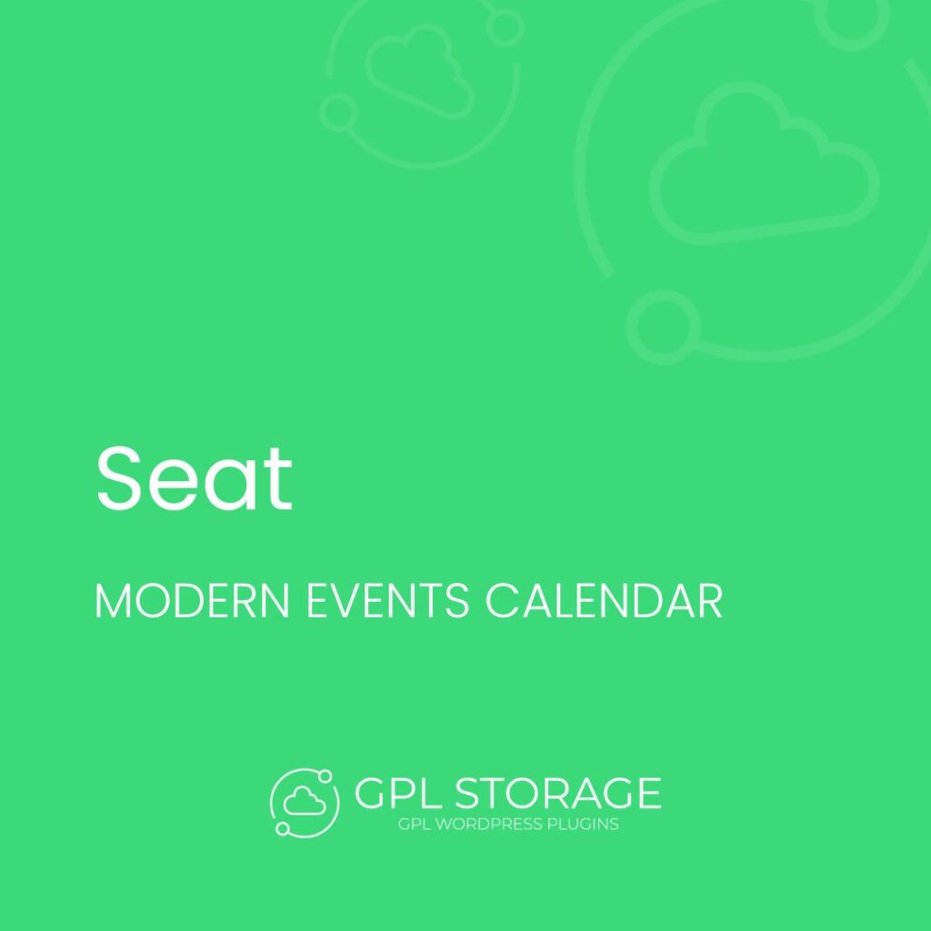 Seat-MODERN EVENTS CALENDAR GPL Download