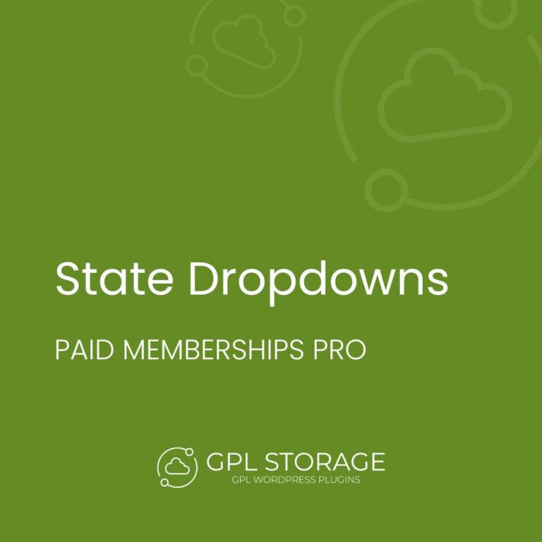 Paid Memberships Pro – State Dropdowns Add On