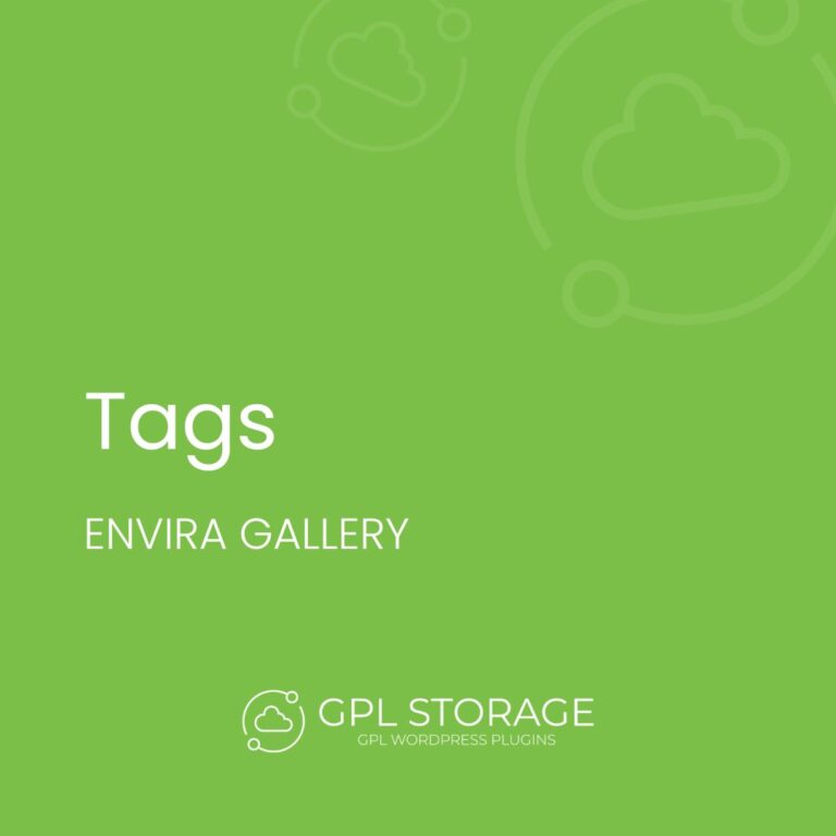 Envira Gallery - Tags Addon