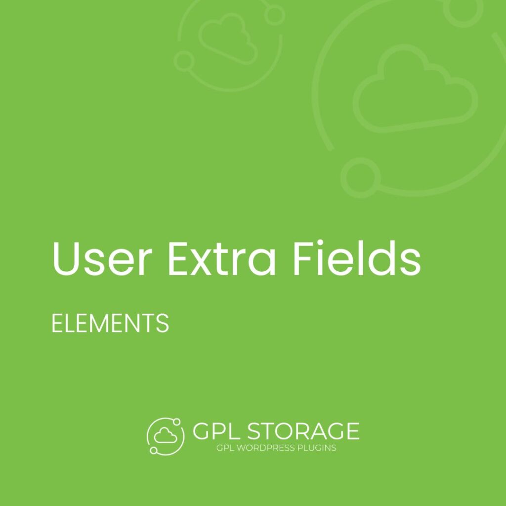 User Extra Fields-ENVANTO ELEMENTS GPL Download