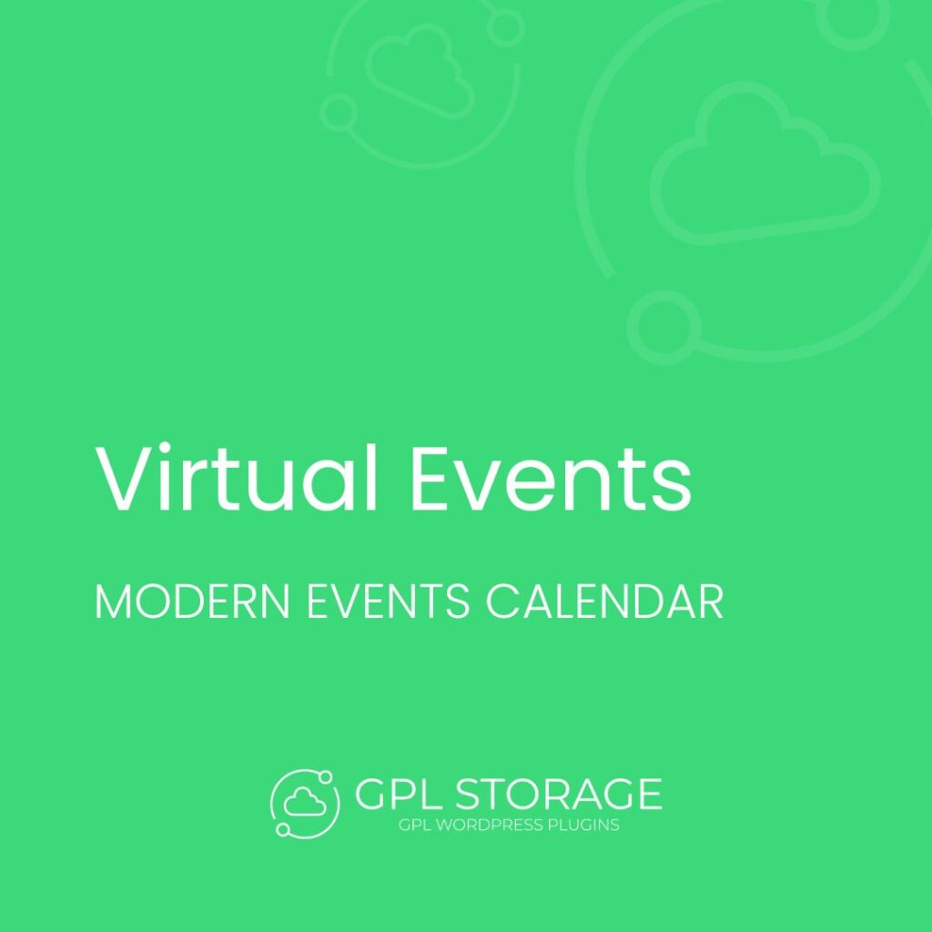 Virtual Events-MODERN EVENTS CALENDAR GPL Download