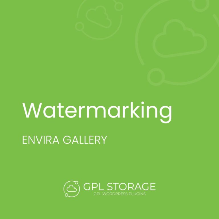 Envira Gallery - Watermarking Addon