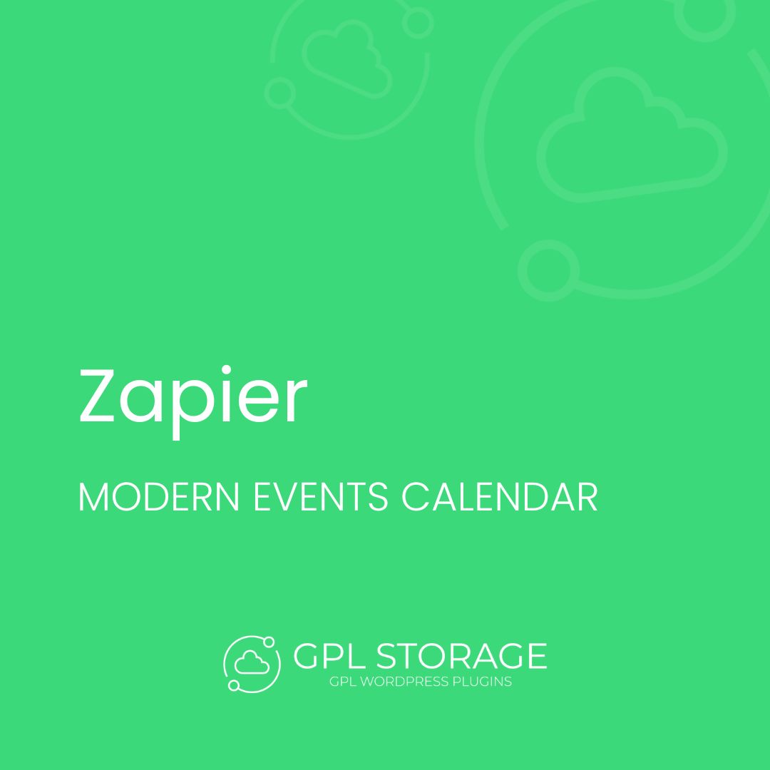 Zapier-MODERN EVENTS CALENDAR GPL Download