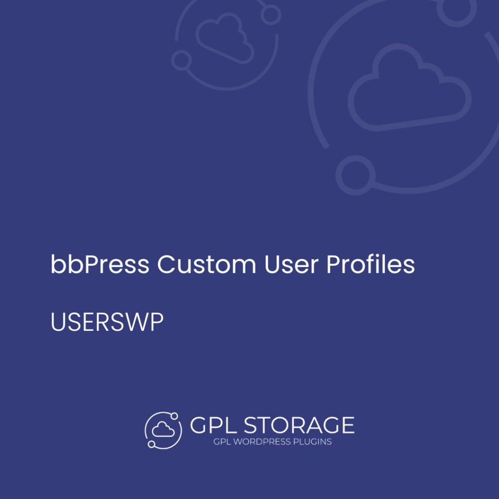 Bbpress Custom User Profiles-USERSWP GPL Download