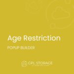 Popup Builder Age Restriction