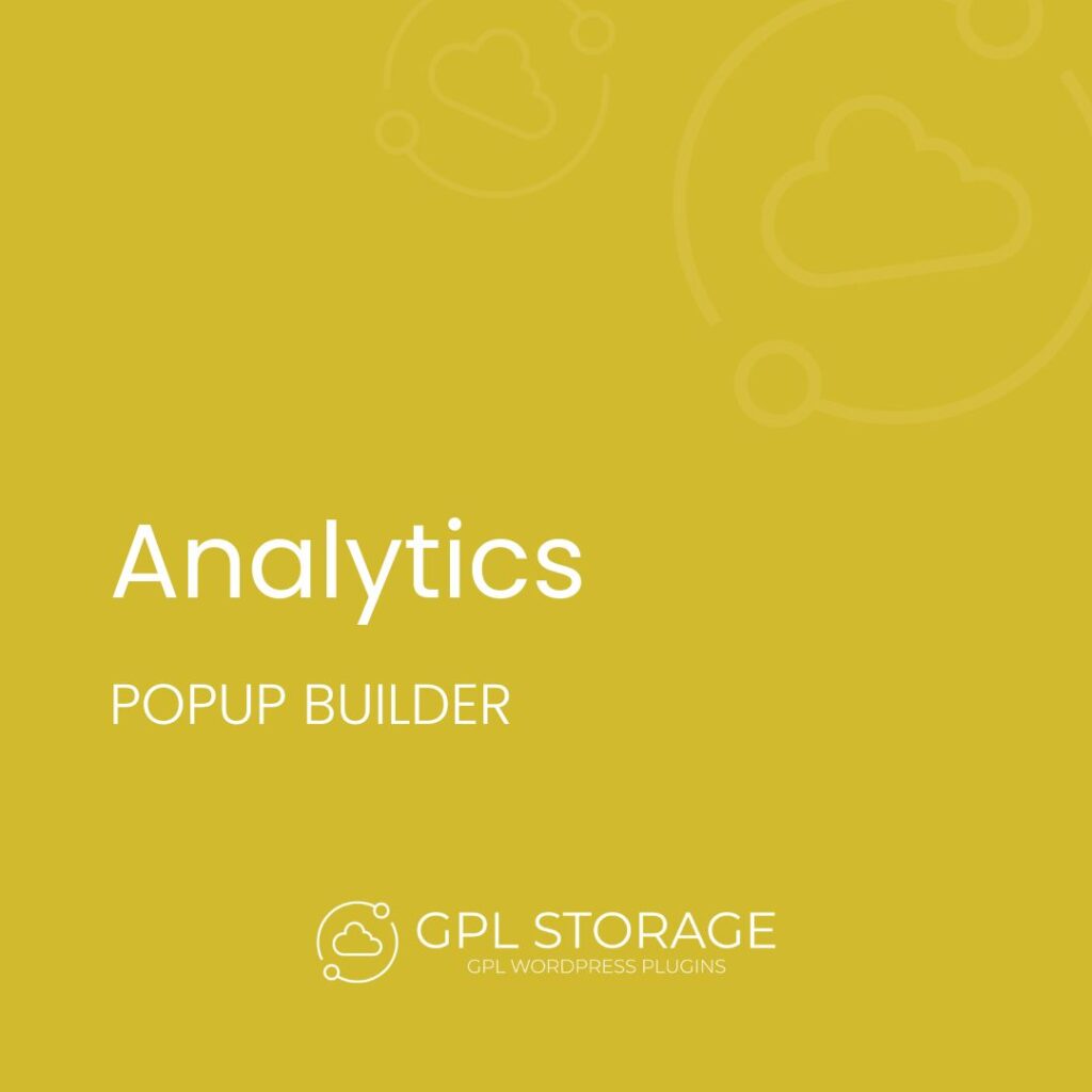 Analytics-POPUP BUILDER GPL Download