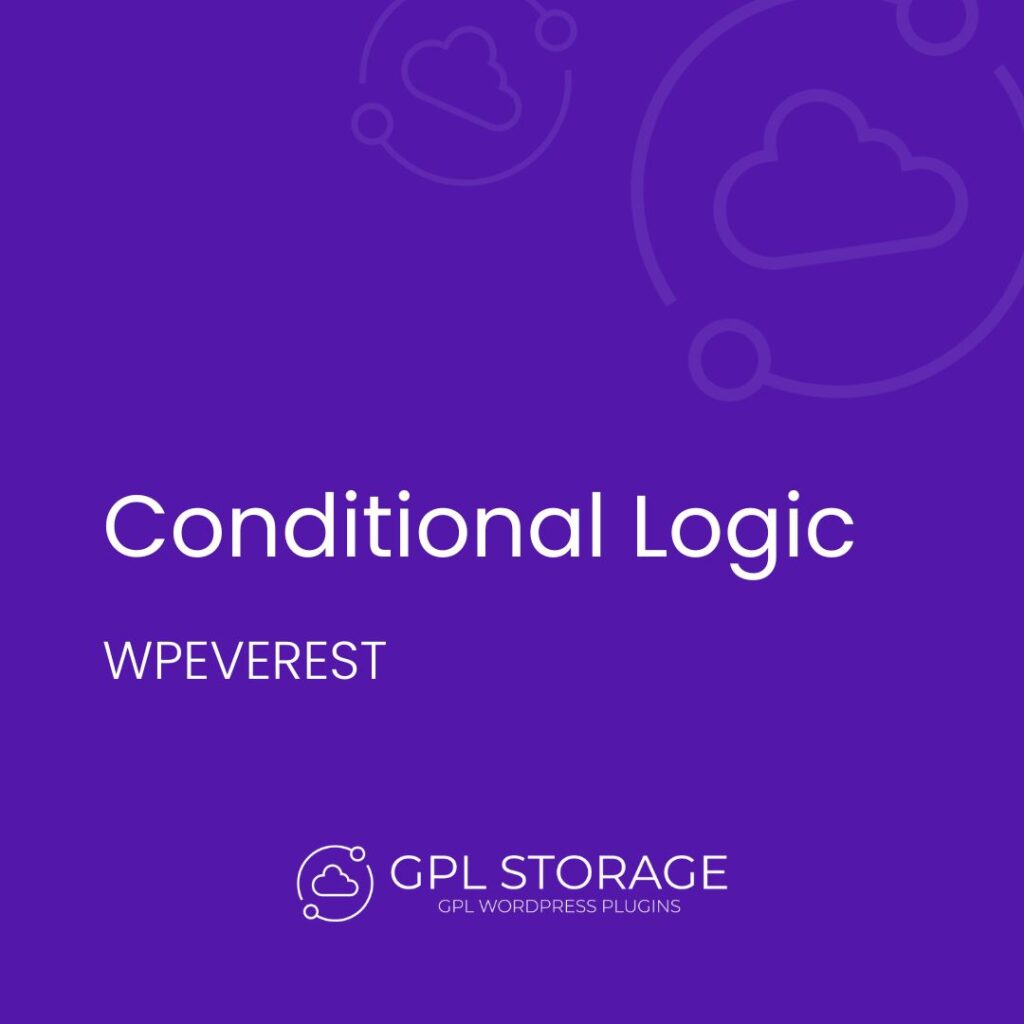 Conditional Logic-WPEVEREST GPL Download