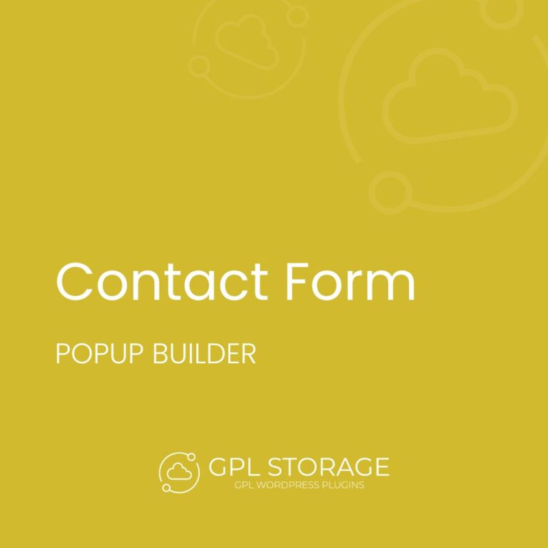 Popup Builder Contact Form