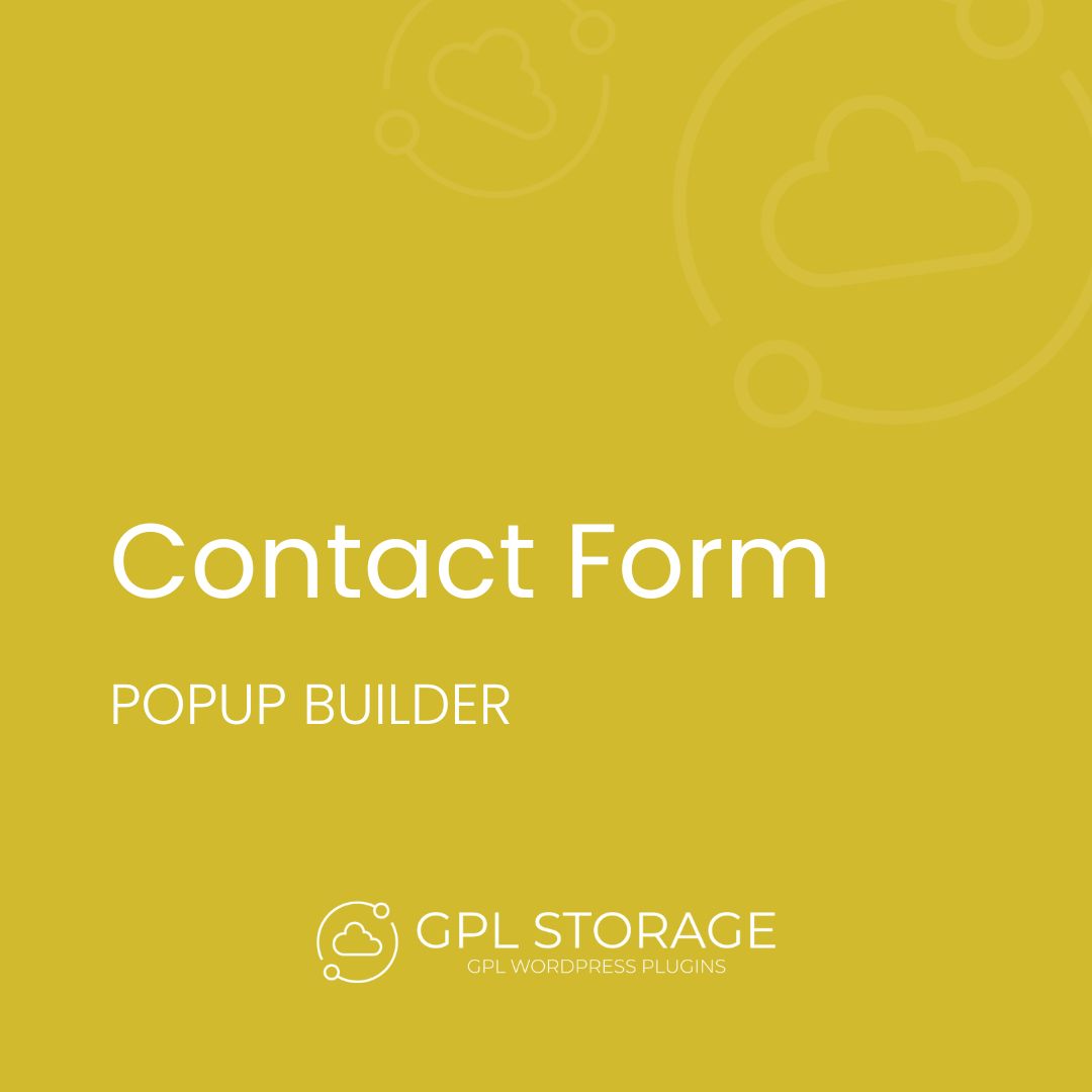 Contact Form-POPUP BUILDER GPL Download