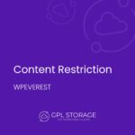 User Registration Content Restriction