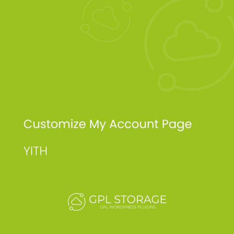 YITH Woocommerce Customize My Account Page