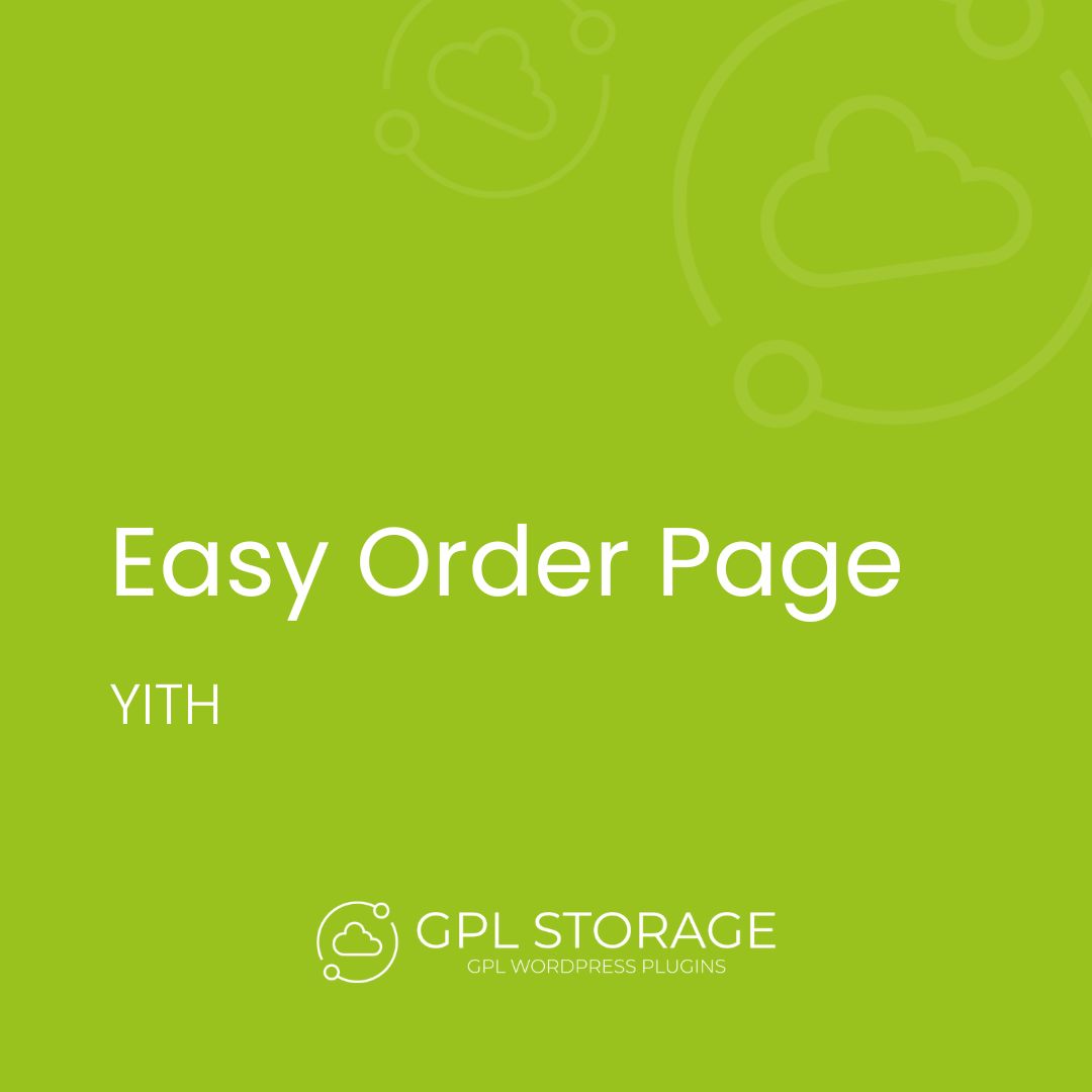 Easy Order Page-YITH GPL Download