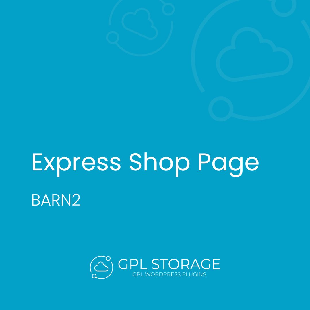 Express Shop Page-BARN2 MEDIA GPL Download