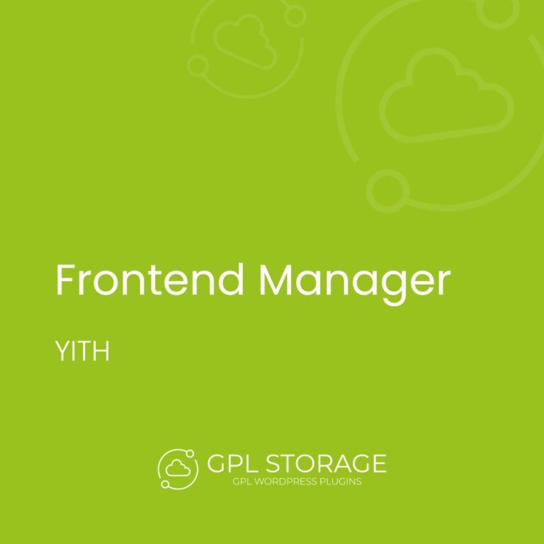 YITH Frontend Manager for Woocommerce