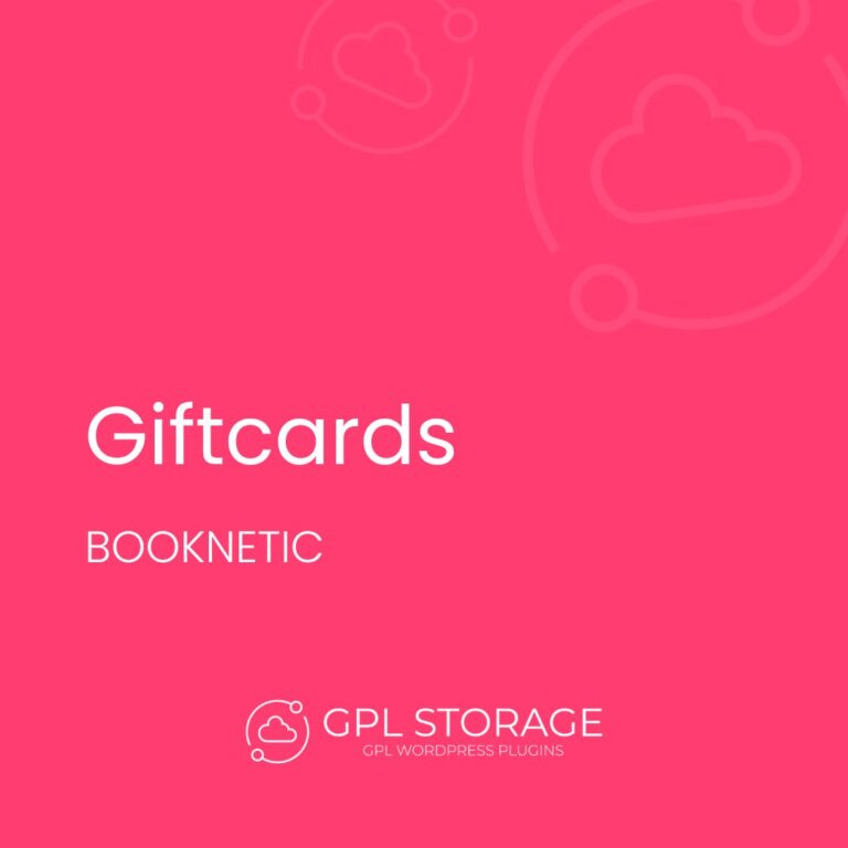 Giftcards for Booknetic