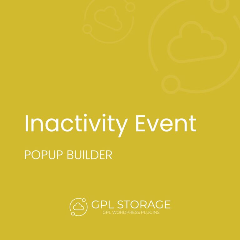 Popup Builder Inactivity Event